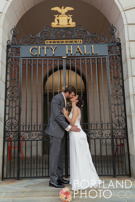 Portland Maine City Hall Wedding, www.portlandphotocompany.com