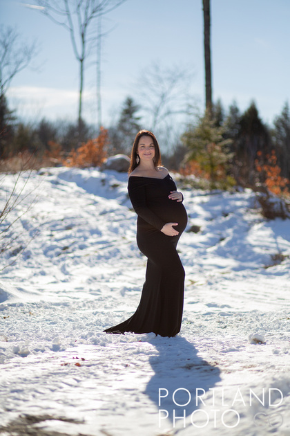 Sebago Lake Maternity Photo, "Autumn Lane Estate", Maine Maternity Photographer