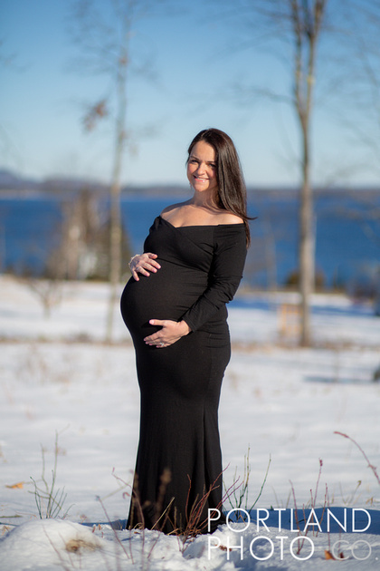 Sebago Lake Maternity Photo, "Autumn Lane Estate", Maine Maternity Photographer