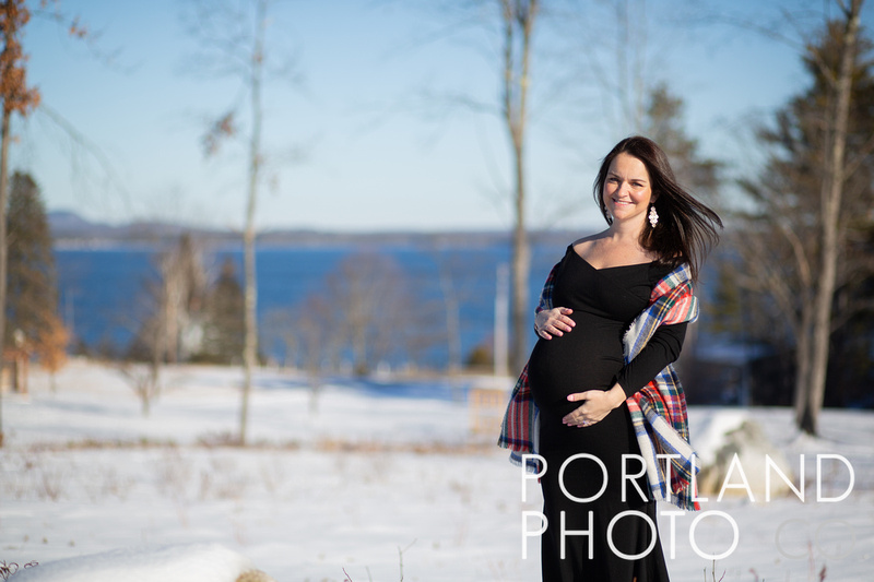 Sebago Lake Maternity Photo, "Autumn Lane Estate", Maine Maternity Photographer