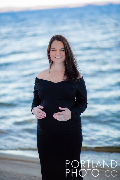 Sebago Lake Maternity Photo, "Autumn Lane Estate", Maine Maternity Photographer